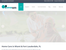 Tablet Screenshot of advancare.net